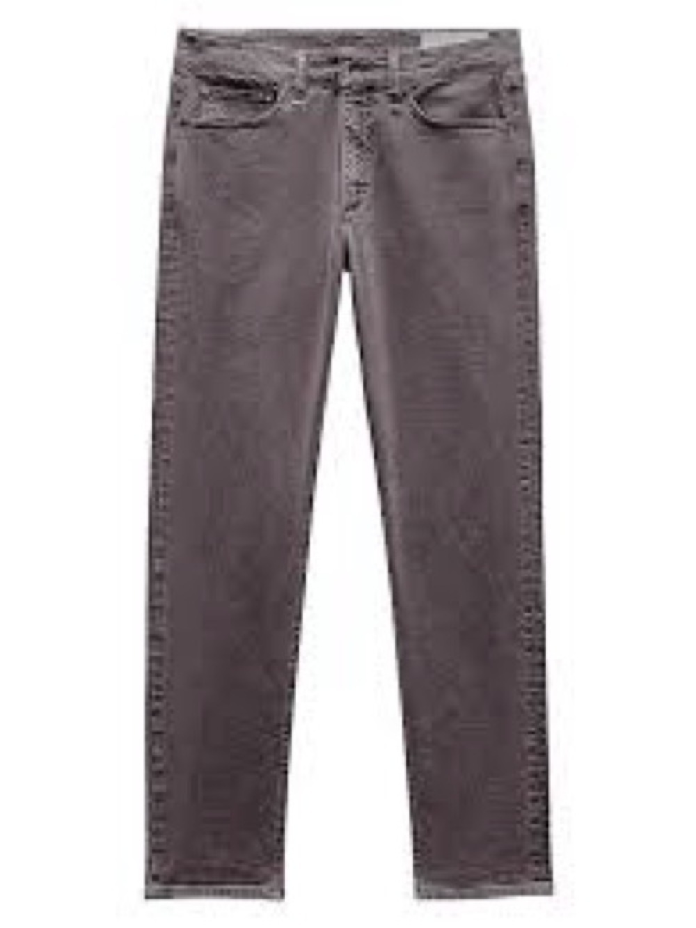 rag & bone Men's Slim Straight Jeans in Charcoal